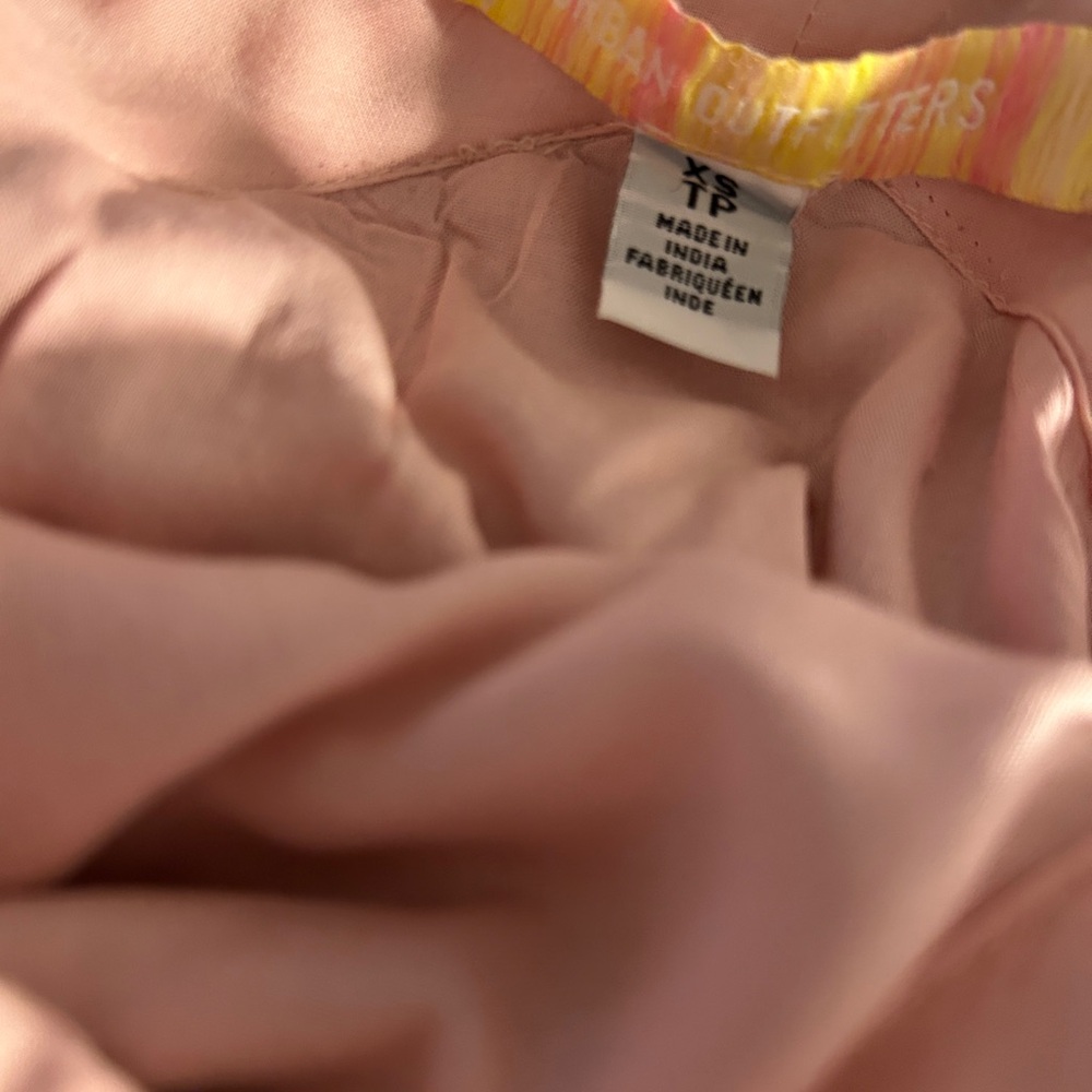 Urban Outfitters Blush Pink Strapless Beaded Evening Dress - Picture 5 of 5